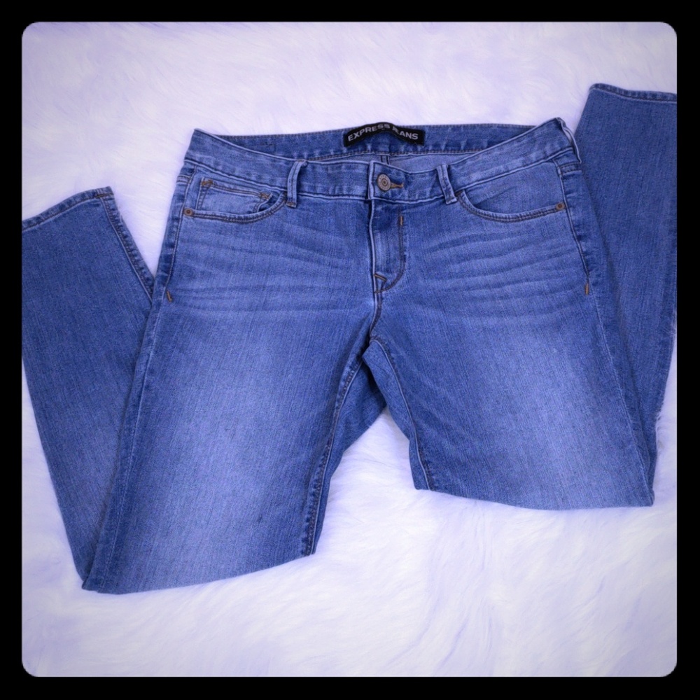 Express Stella Low Rise Legging Jeans